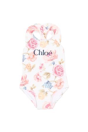 Costume intero multicolor con logo CHLOÉ KIDS | C20915S95